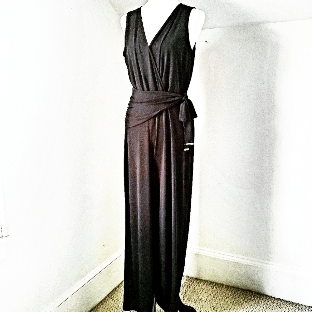 Michael Kors Jumpsuit Sleeveless Wide Leg Michael Michael Kors